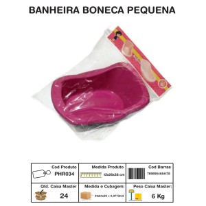 Banheira Boneca Pequena