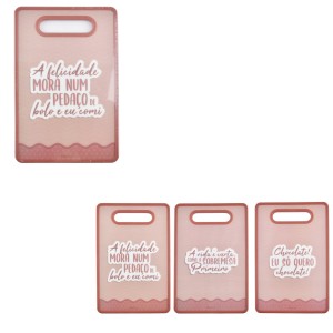 Tabua Plastica Retangular 20 CM X 30 CM Du Chef Choc