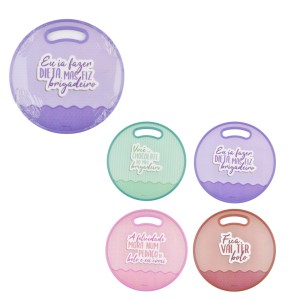 Tabua Plastica Redonda  30Cm Du Chef  Bolo