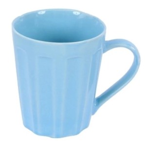 Caneca Canelada  250 ML Azul