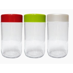 Pote 750ml Com Tampa Color Liso