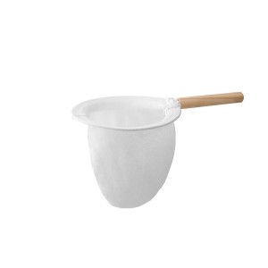 Coador Colonial - Composição Arame, Cabo Madeira  Pinus  e Malha De Algodão  - Grande