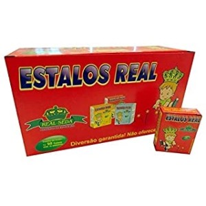 Estalo Real Com 50 Caixinhas Com 10 Unidades