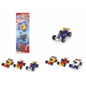 Carro a Fricção  F1 Com 3 Peças