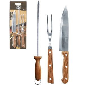 Kit Para Churrasco Holz 3 Peças