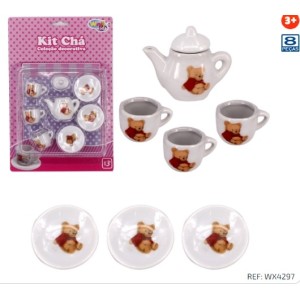 Kit Mini Cozinha Chá Com 8 Peças
