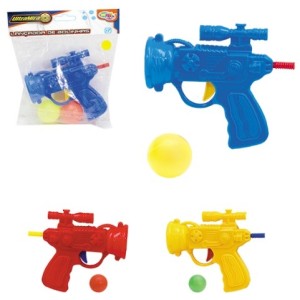 Pistola Lança Dardos 3 Peças Cartela