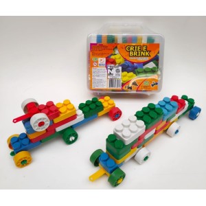 Crie & Brink Maleta  Com  56 Peças