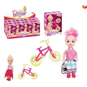 Boneca Duda Passeio de Bicicleta
