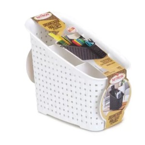Organizador Multiuso Rattan Branco