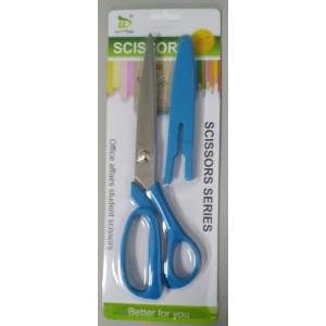 Tesoura Com  Cabo  Plastico  Para Uso Domestico