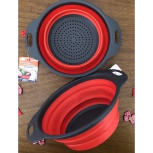 Escorredor  De Silicone Retrátil  20 x 8 Cm