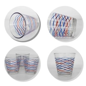 Copo de Vidro Carioca  ,250 ml Com 3 Peças