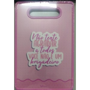 Tabua Plastica  Retangular   20CM X 30CM Du Chef  Exata