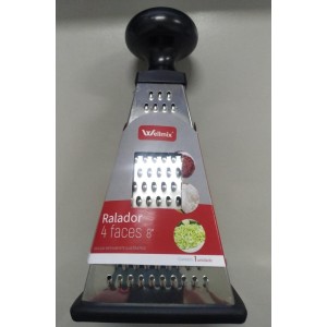 Ralador De Alimento 4 Faces  Com Base  De Plastico 20,5 CM Preto 8