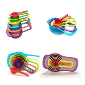 Conjunto Medidores  Plastico 6 Peças