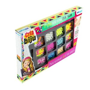 Kit  Miçangas  Coloridas 17 Tipos