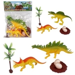 Kit  Dinossauro 6  Peças
