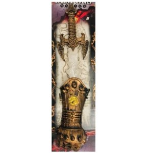 Kit  Medieval Com Espada , Luva Weapons Series