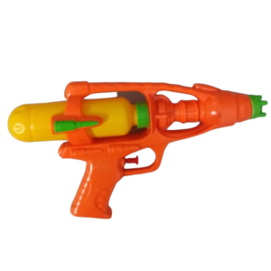 Pistola Lança Água  De Plastico  25Cm x  15 Cm