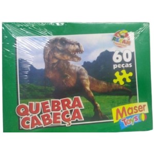 Jogo Quebra  Cabeça   Maser  Dinossauro