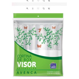 Cortina de Box Retangular 1,35 x 2,00 Metros