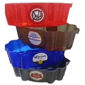 Balde 10 Latinha  10 Marcas de  Cervejas