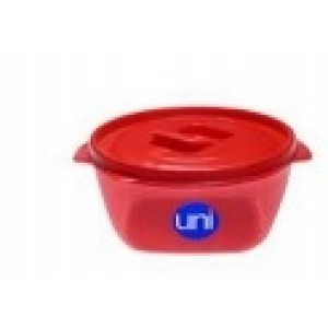 Pote 380 Ml Quadrado Hermético Com Válvula  Imperio Color