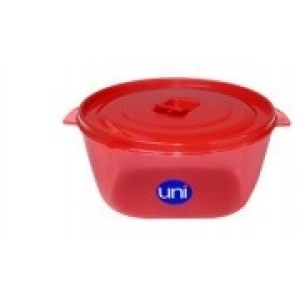 Pote 800Ml Quadrado Hermético Com Válvula Imperio Color