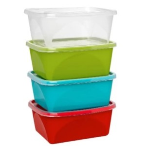 Conjunto  4 Peças  Retangulares 1270ML