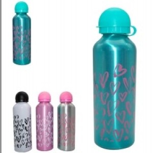 Squeeze De  Aluminio 500 Ml  Coração