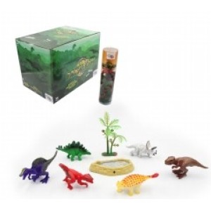 Kit  Dinossauro  Com 8 Peças