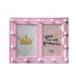 Porta  Retrato Duplo Girl 5 X 10 X 15  Com  Led