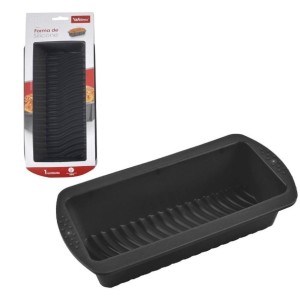 Forma de Silicone  Bolo  -Pão  25 Cm Grafite