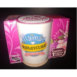 Caneca  Decorada Mãe 120 ML Com Caixa