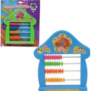 Brinquedo  Em  Plastico  Educativo  Abaco- Tamanho  24,0 X 28,0 X 4,0 CM