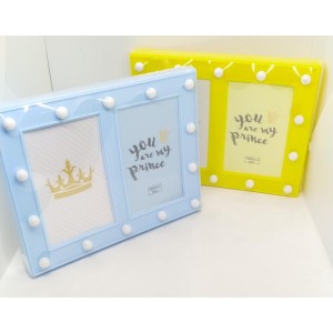 Porta  Retrato  Duplo  Boy 5X10X15 Com  Led