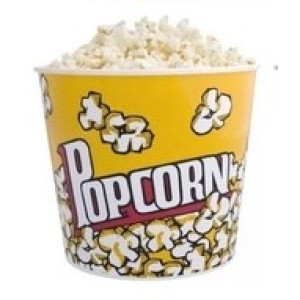Balde  De Plastico  Para Pipoca  Pequeno Cores 1.5L - 14,5 X 12CM