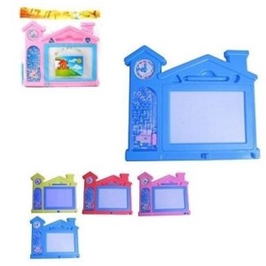 Lousa  Magica  Casinha Com  Reloginho