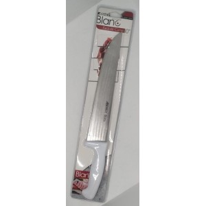 Faca de Carne de  Metal  10 Com cabo Branco