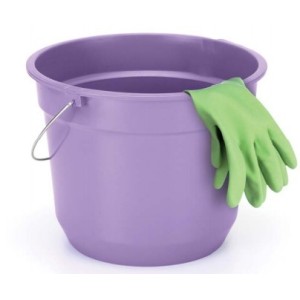 Balde 8 Litros  Lilas /Azul /Rosa