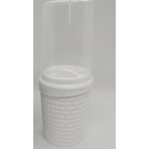 Porta  Escova  Branco