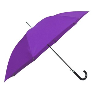 Guarda  Chuva  Bengala  Liso  Lilas  Pongee -Automatico 120CM