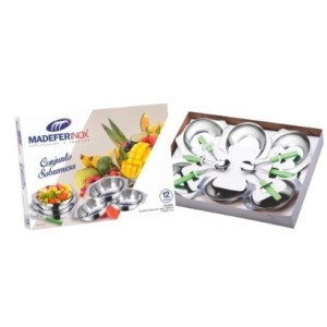 Conjunto Sobremesa Inox Com 12 Peças Star