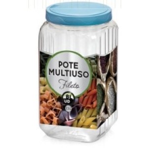 Pote  MultiUso  Fileto 2,5 Litros Candy  Color
