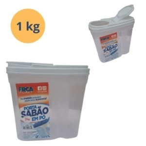 Porta Sabão em Pó  1 Kilo