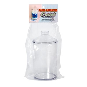 Porta Cotonete /Algodão Cristal