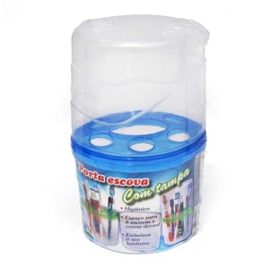 Porta Escova Com Tampa