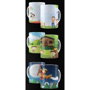 Caneca  350 ML Infantil  Sortidas