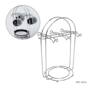 Porta  Xícara  Cromo